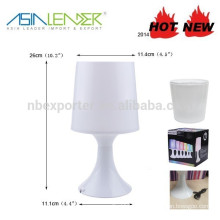 Fashion Design 4LED Colorful RGB LED Mood Table Lamp